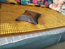 黛安居麻将凉席竹席子麻将席 双人夏天单人宿舍学生可折叠块竹垫空调席 糯米双牛筋-窄边包边款 单床席 适用1.35米床 135cm*195cm 实拍图