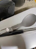 钛途（TITO TITANIUM）纯钛叉勺折叠款99.5%钛合金家用户外野营便携餐具厨具叉子勺子 哑光-折叠钛勺-盒装 实拍图