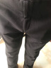 古星（GUXING）春夏运动裤男吸汗透气直筒宽松运动男裤棉质超柔舒适松紧腰长裤男 10429黑色【春秋款保圈布】 XL /180 实拍图