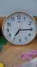 康巴丝（Compas）挂钟简约钟表创意客厅办公石英钟表挂墙卧室日历时钟钟表 3221B金色 9英寸(直径23厘米) 实拍图