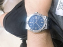艾美（MAURICE LACROIX）瑞士男表瑞表机械表高端原装进口手表钢带夜光腕表生日礼物 42mm-皮带-蓝盘 实拍图