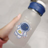 【有杯套】抖音网红ins风磨砂玻璃杯男女学生手机支架水杯情侣创意个性潮流波比熊可爱随手杯子 太空之旅480ml+杯套+茶滤 实拍图