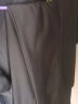 红豆 Hodo 男装 商务正装修身直筒男士纯色厚款西裤 黑色31 实拍图