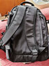 法德陆男士双肩包男韩版时尚潮流书包15.6英寸电脑双肩包大容量旅行背包 1905黑色小号 实拍图