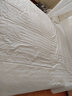 卡玛奴  五星级全棉宾馆四件套纯棉白色酒店床上用品缎条加厚套件可定制 全棉加密耐洗耐磨柔软舒适 60支 173*120 1.5米床四件套 床单款 用190*220被芯 实拍图
