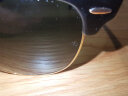 雷朋（RayBan）太阳镜派对达人系列半框墨镜潮流方形男女款时尚眼镜0RB3016 W0365黑色镜框绿色经典镜片  尺寸49 实拍图