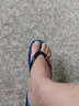 黑玛（Hotmarzz） 人字拖鞋男夏季外穿男士拖鞋时尚凉拖鞋海边休闲夹趾防滑沙滩鞋 黑色 42 (271mm) 实拍图