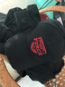 BuyYii大头围帽子男夏季潮大号加大棒球帽大脸大头鸭舌帽秋冬大码遮阳帽 YSM-78 高顶黑色红标 XL 加大头围(60-65cm)可调节 实拍图