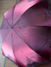 天堂伞防晒防紫外线UPF50+三折叠蕾丝晴雨伞二用遮阳伞太阳伞女士雨伞 新款黑胶刺绣  米色 实拍图