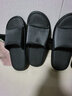 安尚芬拖鞋男士夏季新款室内家居简约轻便洗澡防滑踩屎感情侣凉拖鞋女 黑色 36-37 适合35-36（内长230MM） 实拍图