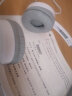 声籁V38笔记本电脑耳机头戴式带麦 有线耳机头戴式电二合一联想华硕惠普戴尔学习英语降噪线控耳麦带话筒 白色--单插头版-单孔笔记本/手机/ iPad通用 实拍图