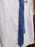 雅戈尔（YOUNGOR）领带男士涤丝领带涤丝面料商场同款蓝色提花商务西装领带 灰蓝小提花 散装 晒单实拍图