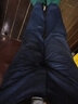 罗蒙（ROMON）商务休闲裤男秋冬季加绒厚款男士宽松直筒长裤子爸爸装大码男裤 【黑色厚+藏青厚】 36 【建议2尺9腰围】 实拍图