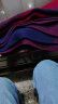瓦罗澜围巾男生日礼物时尚新款羊绒男士围脖冬季高档礼盒装长款羊毛加厚保暖灰色潮流年轻人冬天送人礼物 WA-8451青红 晒单实拍图