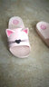 惠夫人亲子拖鞋女夏季一家三口浴室防滑室内情侣儿童洗澡漏水凉拖鞋男士 小猫咪 粉色 儿童32-33码（内长约220mm) 实拍图