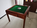 卡艺拉【卡艺拉送货上楼上门安装】家用实木折叠麻将机电动可带餐桌茶几 K5绿色扶手椅 实拍图