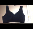 欧诗魅日本无痕内衣女小胸聚拢无钢圈美背跑步背心大码胸罩运动文胸薄 黑色+粉色 M码 适合100-120斤 75BCD&80AB 实拍图