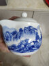 杰艺陶瓷茶壶大号单壶功夫茶具青花瓷品茗杯山水青花泡茶壶大容量茶壶 双层茶壶-(好山好水) 实拍图