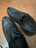 卡帝乐鳄鱼（CARTELO）透气真皮休闲商务英伦新郎正装夏季皮鞋男 6265 黑色升级 42 实拍图