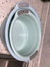 汉世刘家 洗脸盆家用洗衣盆双耳加厚壁挂大盆洗菜学生宿舍塑料盆洗脚盆子 混装3件套【大+中+小】 实拍图