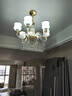 弦鸿欧式水晶吊灯客厅灯高端大气法式别墅大厅主灯饭餐厅组合全屋套餐 6头-发光灯臂（三色调光） 实拍图