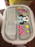迪士尼（Disney）（disney）儿童餐具宝宝餐盘套装小学生饭盒注水保温碗不锈钢带勺 HM1661M米尼粉 实拍图
