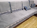 归韵沙发垫四季通用简约现代高级感防滑坐垫子客厅组合沙发套罩盖布巾 炫云-灰色 110*240cm 实拍图