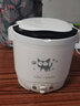 欧之宝（OUSHIBA）车载电饭煲12v/24v1升适合1-2人轿车货车用家用迷你饭煲车家两用 白色小猫款 1L 12v  轿车 实拍图
