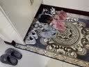 婵美（CHANMEI）简欧轻奢进门地垫门垫家用入户门厅脚垫吸水防滑客厅门口垫子 AO-蓝色 120x180cm（长方形） 实拍图