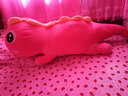 涵奕熊可爱恐龙毛绒玩具公仔抱枕床上睡觉夹腿布娃娃玩偶送女友圣诞礼物 玫红+黄色背鳍 1.4米 实拍图