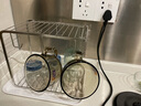 源企禾（YQH） 杯架水杯挂架欧式创意客厅不锈钢沥水收纳置物架咖啡杯茶杯架子 【C形304\密胺盘】咖啡杯架 实拍图