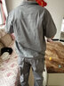 鸿赫工作服夏季短袖套装男女夏天长袖劳保服工衣工厂服汽修服定制工装 【耐磨透气款】灰色短袖 2XL /180套装 实拍图