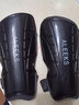 ALEEKS 足球护腿板训练比赛防撞运动护具儿童中小学生成人护小腿骨防护 黑色(双绑带) M 适合80斤-140斤左右 实拍图
