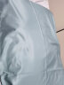 南极人仿天丝拼色飞边刺绣纯色四件套1.8米床 被套200*230cm巴黎蓝 实拍图