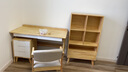 睦乐书桌椅北欧实木书桌书柜组合学生台式电脑桌办公桌椅子写字台书架 矮书柜（高115*宽70*深30） 实拍图