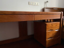 光明家具 电脑桌实木北美红橡木写字桌1.4米书桌61104 书桌+袖柜 晒单实拍图