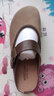 西遇包头半拖鞋女2025春季新款日系复古棕色懒人平底穆勒鞋勃肯鞋 卡色 38 实拍图
