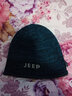 JEEP吉普毛线帽子男秋冬季针织帽双面戴户外保暖加厚加绒线帽青年运动骑行护耳套头帽潮 蓝色 均码 实拍图