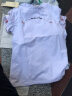 艾路丝婷短袖T恤女夏装新款上衣韩版修身纯色体恤TX3561 圆领白色 L 实拍图