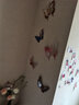 Snnei欧式立体铁艺壁饰 仿真蝴蝶墙饰 创意客厅装饰挂件玄关墙壁上挂饰 炫舞青春N款 实拍图