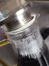 76茶业凉水壶耐热高温玻璃杯冷水壶北欧家用大容量锤纹果汁杯水壶茶具 麦穗锤纹壶 1500ml 1只 实拍图