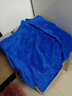 洁丽轩洗车毛巾汽车超细纤维大号毛巾加厚吸水专用擦车巾洗车布用品 蓝色 180*60cm一条装 实拍图