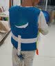 manner儿童救生衣专业浮力衣游泳浮力背心小孩游泳衣浮潜冲浪漂流马甲 蓝黄色 M 实拍图