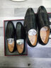 【发顺丰空运】上顿丹尼孟克鞋搭扣僧侣商务正装皮鞋男士真皮英伦套脚头层牛皮大码小码隐形内增高结婚鞋 黑色 41 实拍图