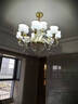 弦鸿欧式水晶吊灯客厅灯高端大气法式别墅大厅主灯饭餐厅组合全屋套餐 6头-发光灯臂（三色调光） 实拍图