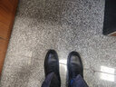 老人头男鞋春秋季商务休闲皮鞋男厚底防滑套脚中年爸爸鞋真皮加绒特大码 黑色加绒款 39 实拍图