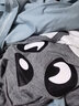 少年情话睡衣男士纯棉长袖春秋青少年学生套装薄款加肥大码休闲家居服套装 ZZ3248灰色熊 2XL (180) (建议150-180斤) 实拍图