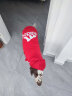 宠德多宠物狗衣服狗狗衣服中大型犬拉布拉多柯基萨摩柴犬边牧金毛哈士奇 带帽卫衣 红色 7XL胸围79cm(建议50-60斤) 实拍图