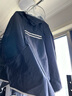 骑安自行车雨衣电动车雨披单人男女加厚加大透明大帽檐雨衣山地车夏季 藏青色 3XL 实拍图