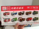 卡威（KIV）合金儿童玩具车3-6岁工程车吊臂起重吊车玩具车仿真汽车模型男孩 合金-运输车 实拍图